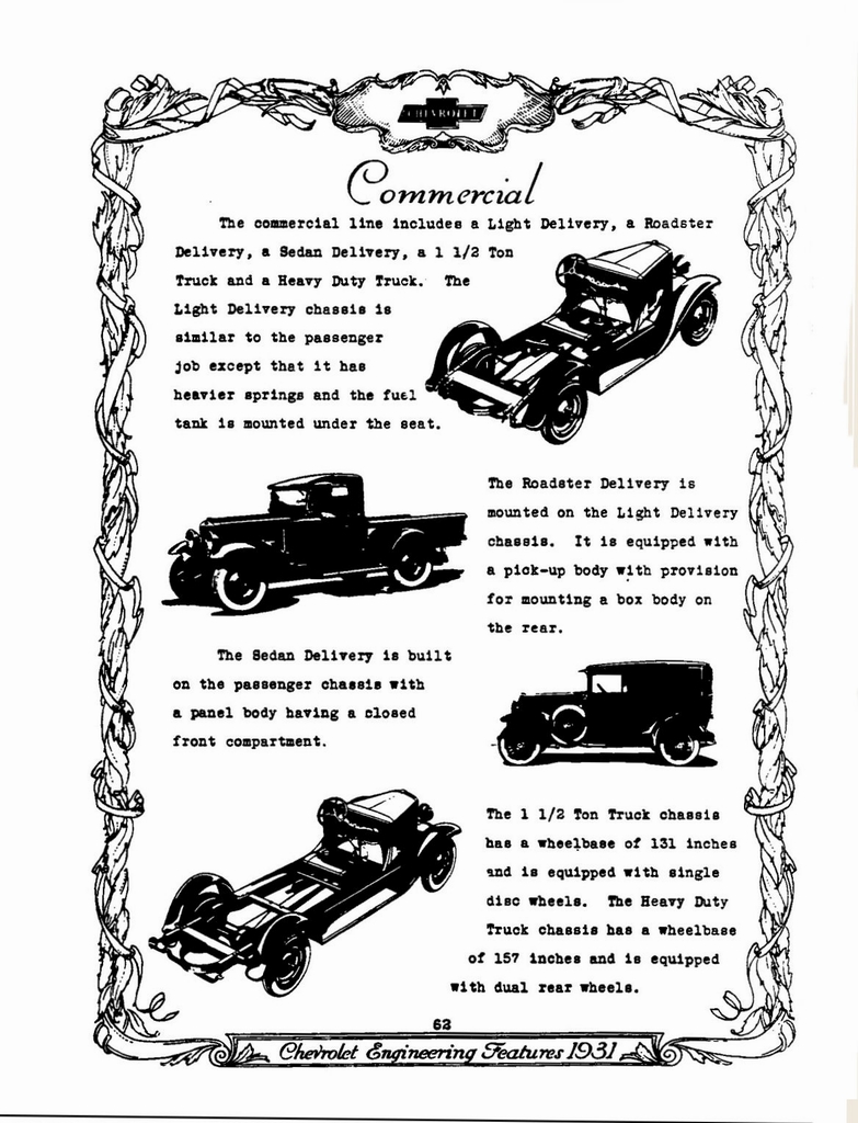 1931 Chevrolet Engineering Features Page 59